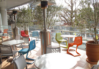 Cafe terrasse verte