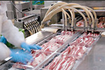 Meat processing line