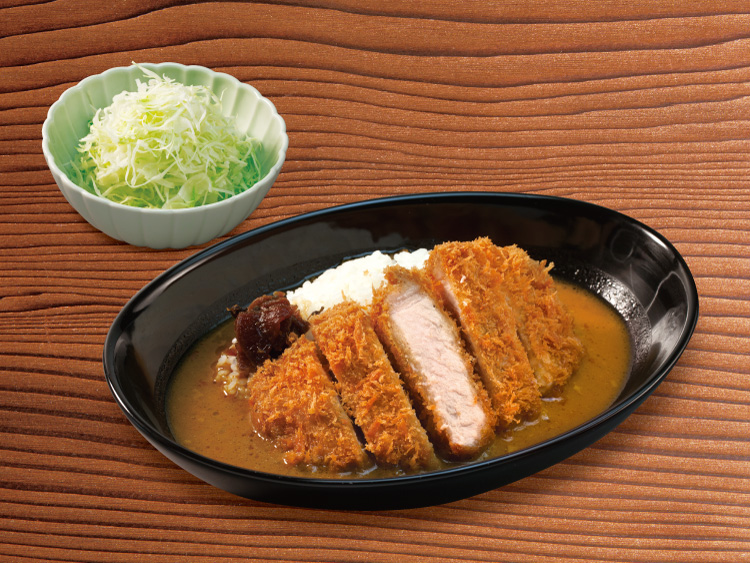 厚切りロースかつスパイシースープカレー