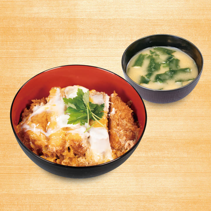 “大麦豚”厚切りリブロースかつ丼