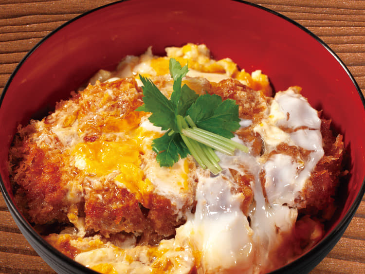 ”大麦豚”厚切りロースかつ丼