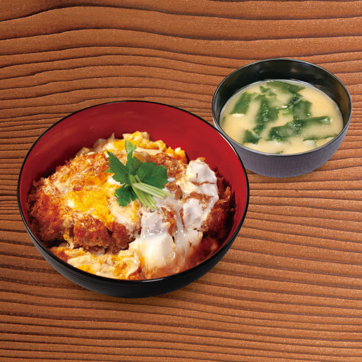 ”大麦豚”厚切りロースかつ丼