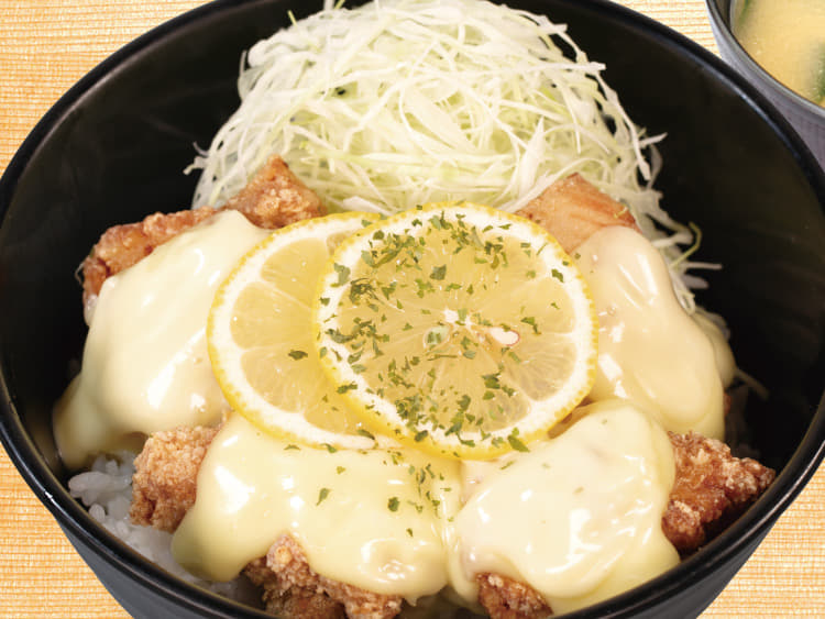 ハニーレモン唐揚げ丼