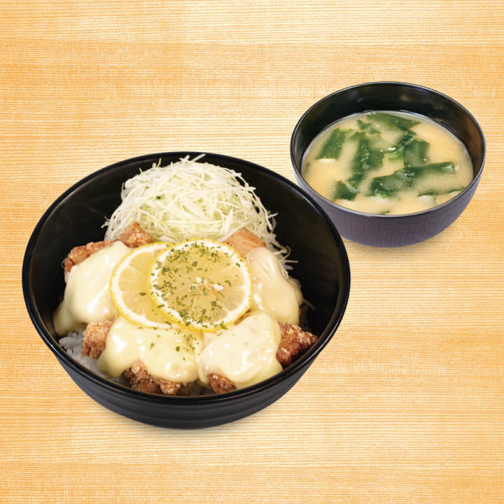 ハニーレモン唐揚げ丼