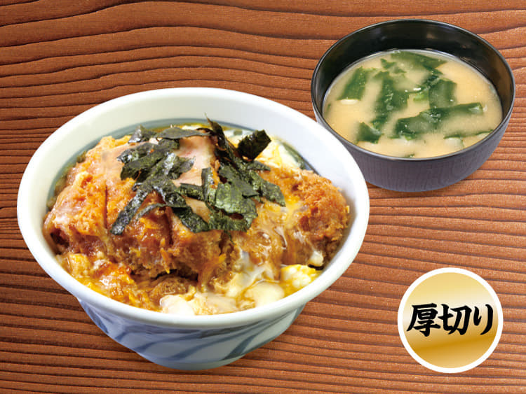 厚切りロースかつ丼