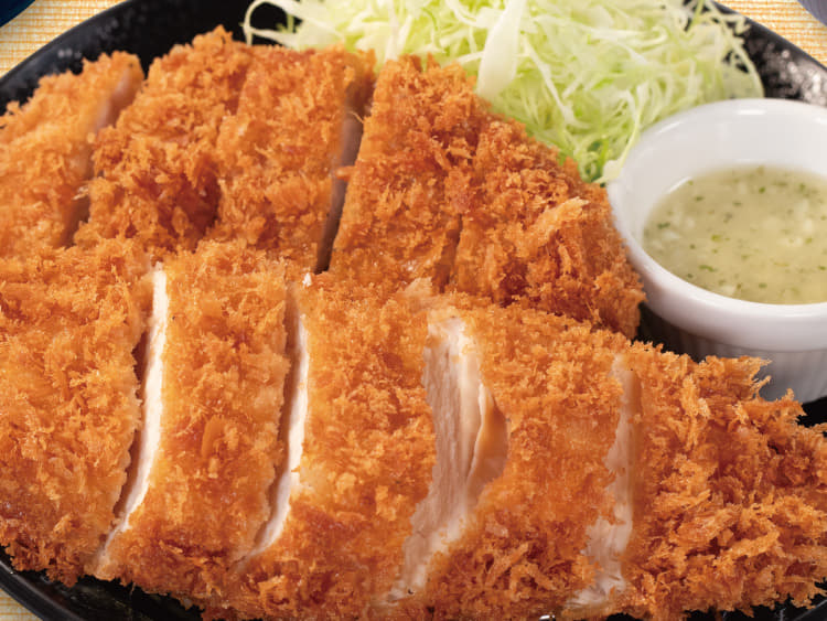 “肉厚”チキンムネかつ＆ロースかつ定食