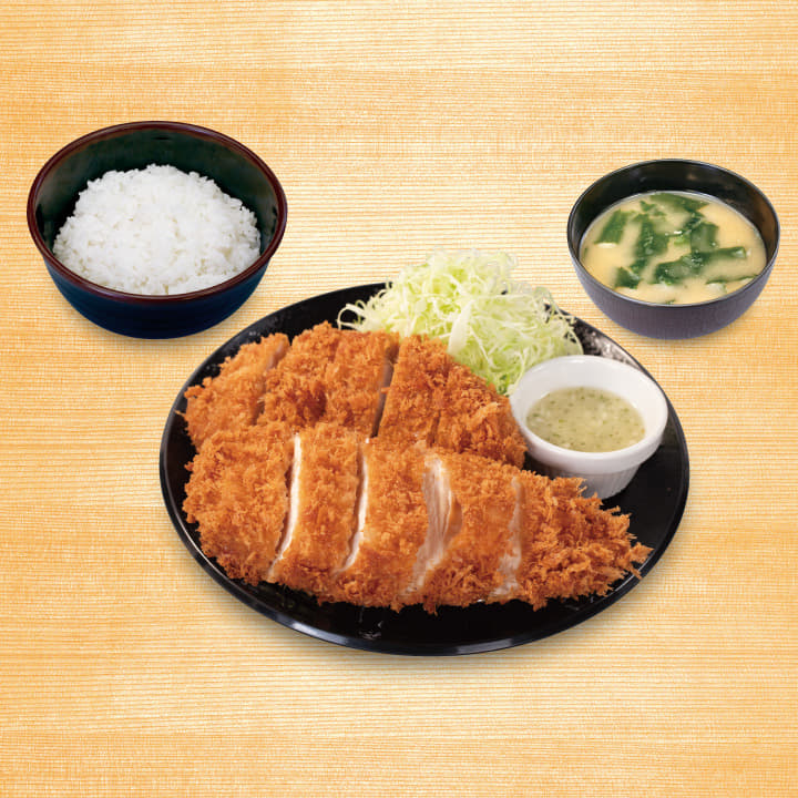 “肉厚”チキンムネかつ＆ロースかつ定食