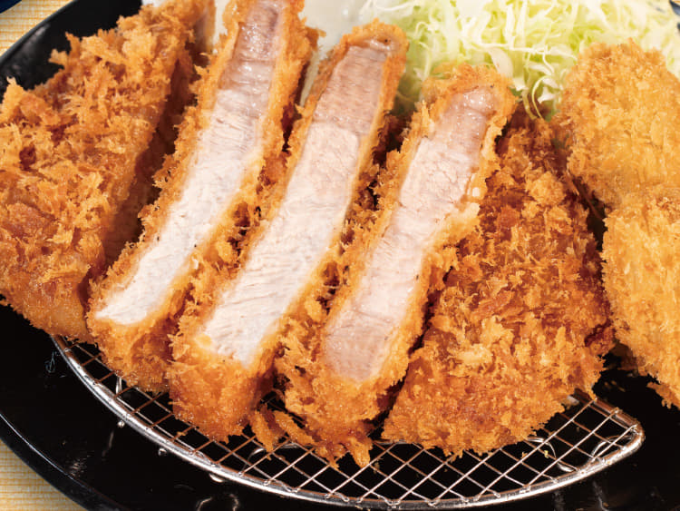 超厚切りリブロースかつ＆カキフライ（2個）定食