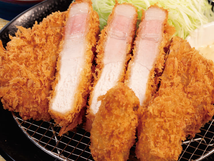 超厚切りリブロースかつ＆カキフライ（2個）定食