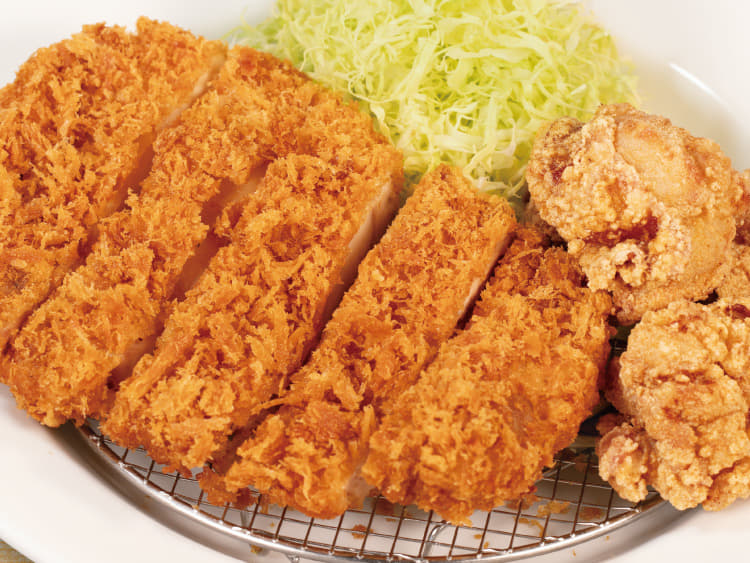 ジャンボチキンかつ＆本格唐揚げ定食