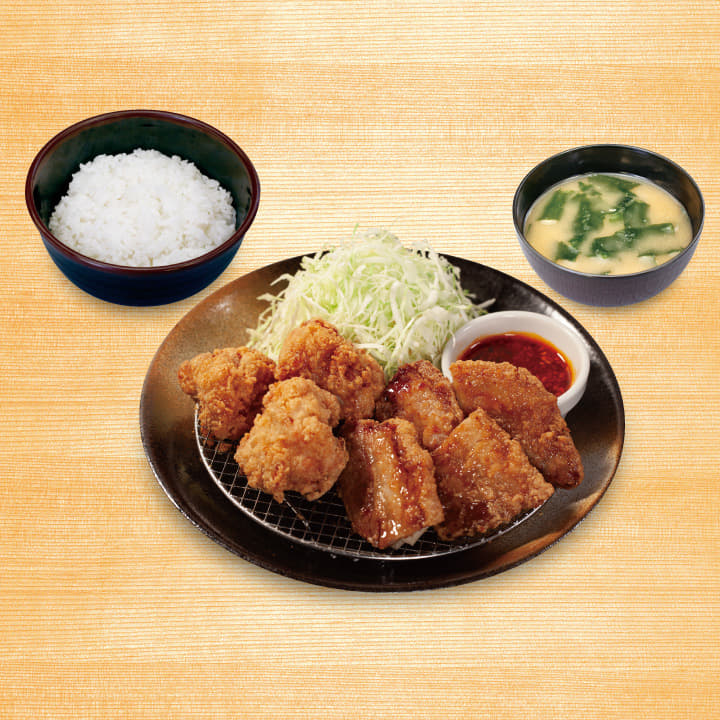 唐揚げ＆ムートート定食