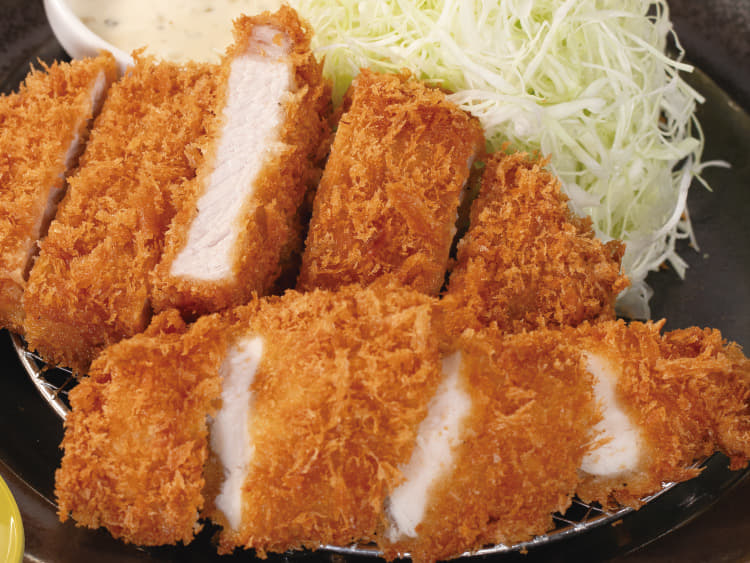“大麦豚”ロースかつ＆ささみかつ１本定食