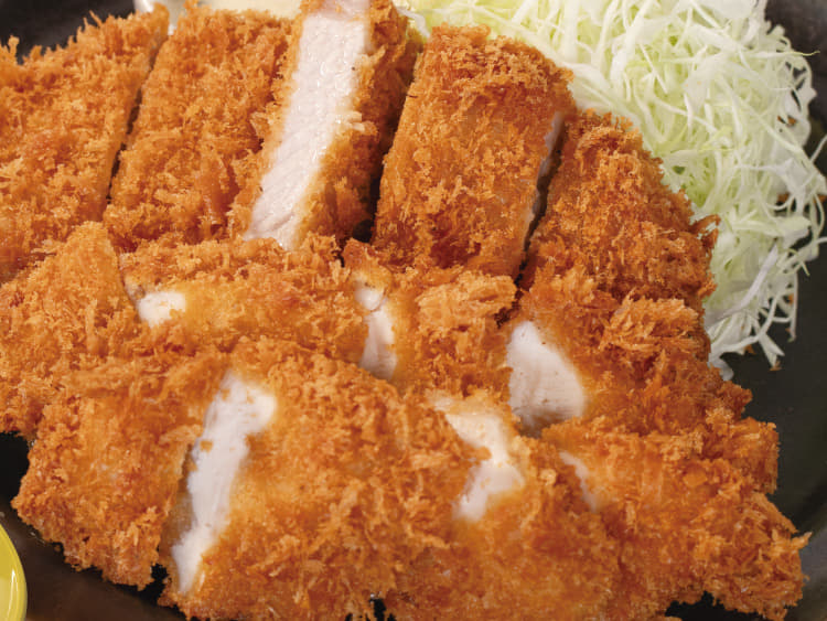 “大麦豚”ロースかつ＆ささみかつ2本定食