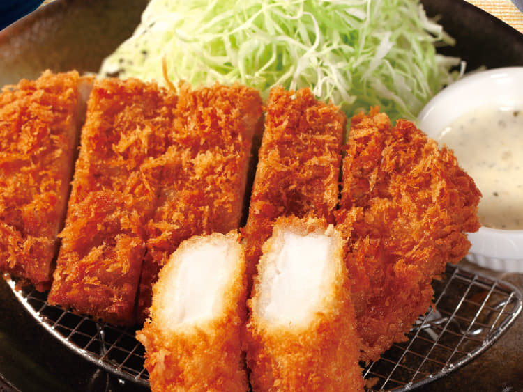 ロースかつ&イカフライ定食