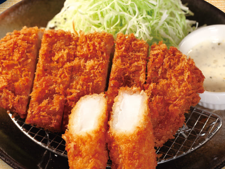 ロースかつ&イカフライ定食