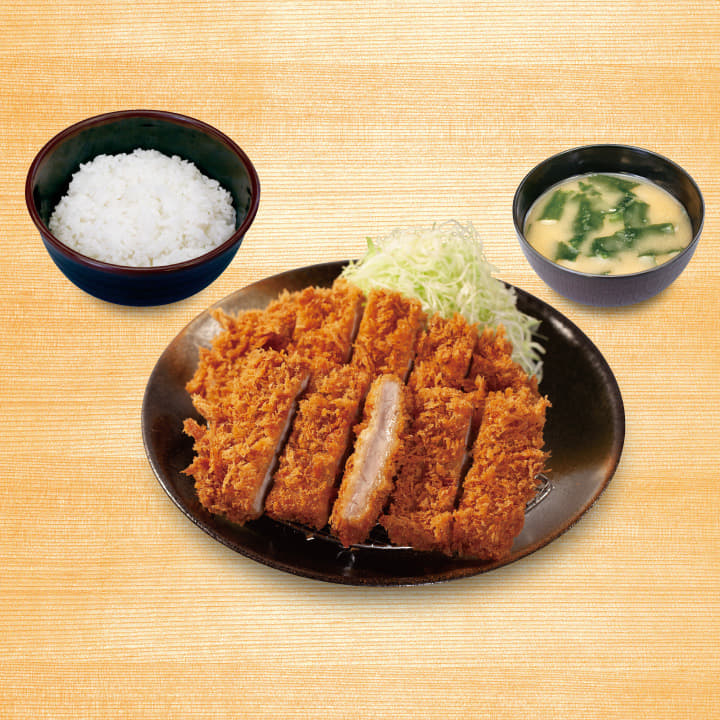ロースかつ＆大判ヒレかつ定食