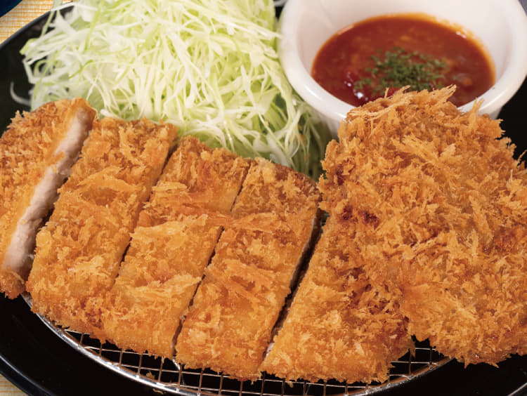 ロースかつ＆メンチかつ定食