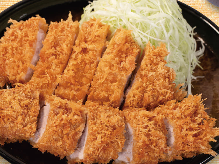 ロースかつ＆国産雪国育ち丸太ヒレかつ定食