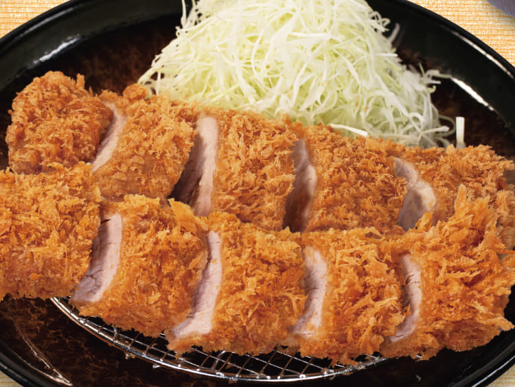 ダブル国産雪国育ち丸太ヒレかつ定食
