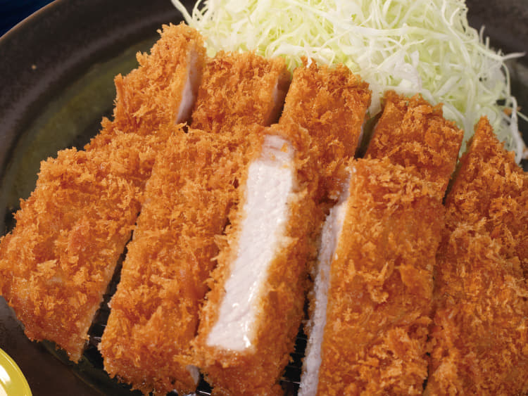 国産雪国育ちロースかつ&いつものロースかつ食べ比べ定食