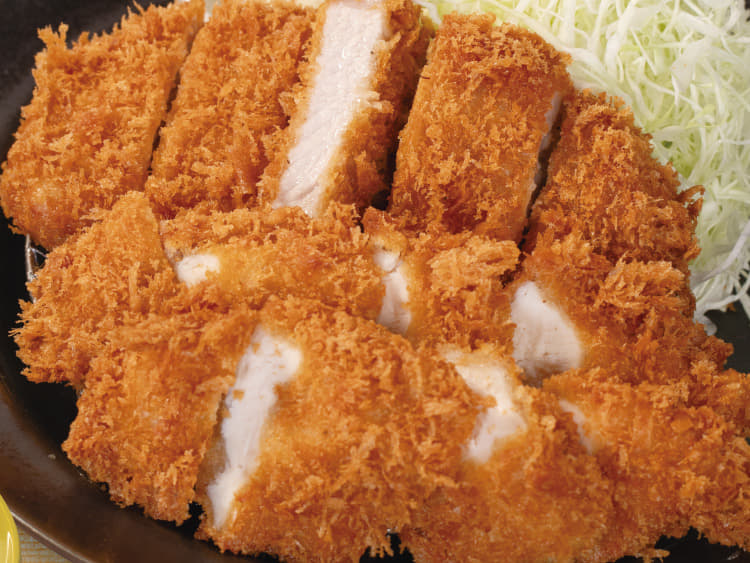 “国産雪国育ち”ロースかつ&ささみかつ2本定食