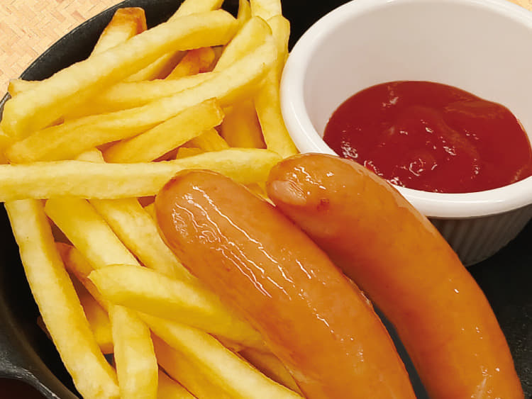 ポテトフライ＋ソーセージ