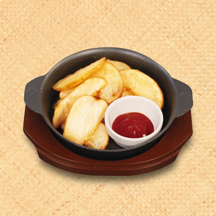 皮付きポテトフライ
