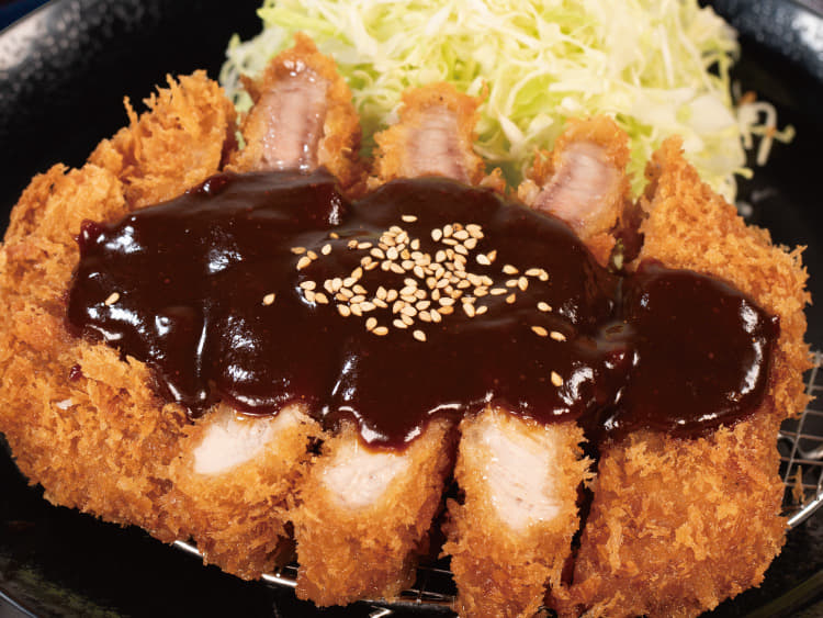 超厚切りリブ味噌ロースかつ定食