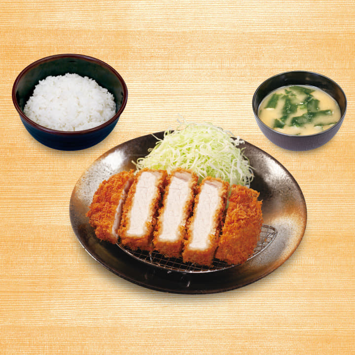 超厚切りロースかつ定食