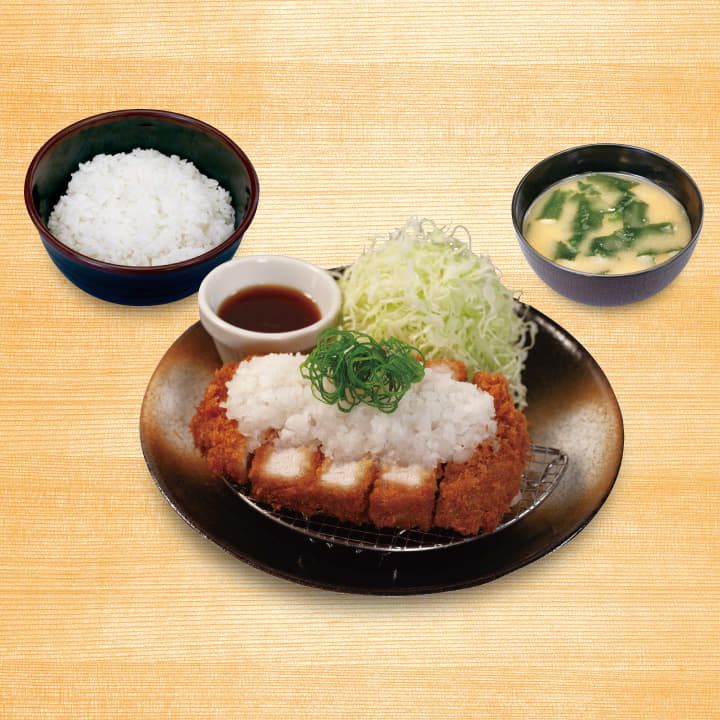 超厚切り鬼おろしポン酢ロースかつ定食