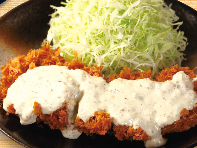タルタルチキンかつ定食