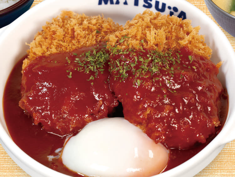 デミメンチかつ定食
