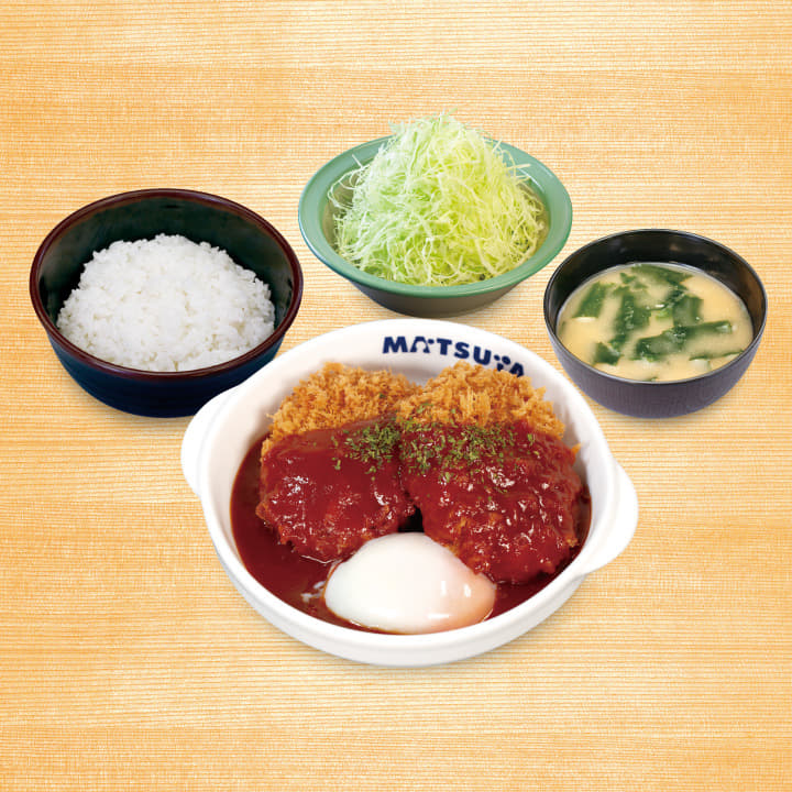 デミメンチかつ定食
