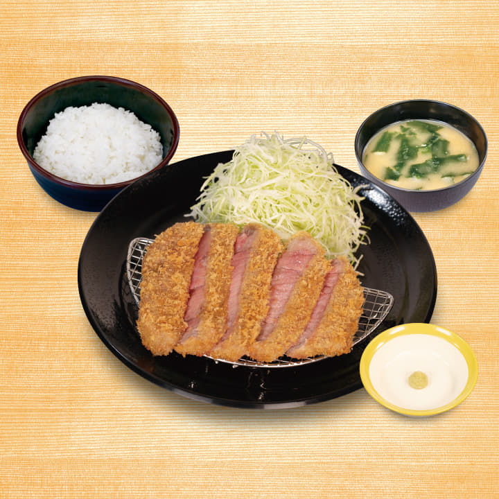 “牛”サーロインかつ定食