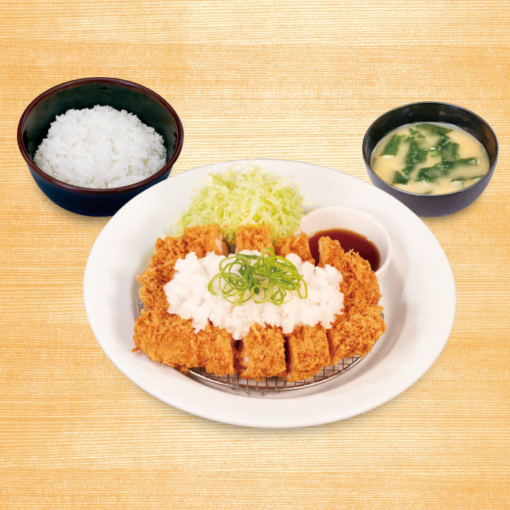 鬼おろしポン酢ジャンボチキンかつ定食