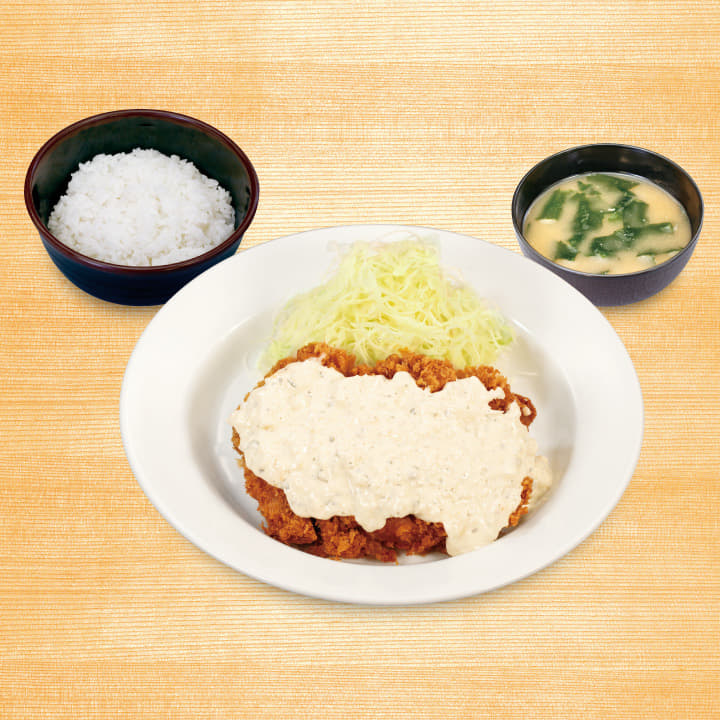 タルタルジャンボチキンかつ定食