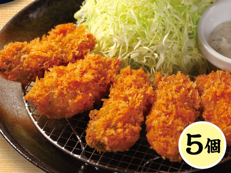 カキフライ(5個)定食