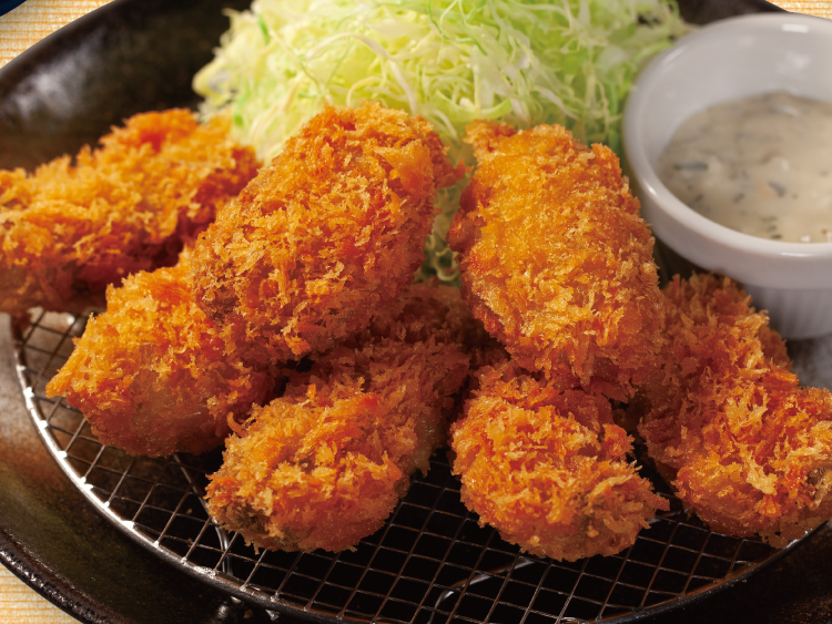 たっぷりカキフライ（7個）定食
