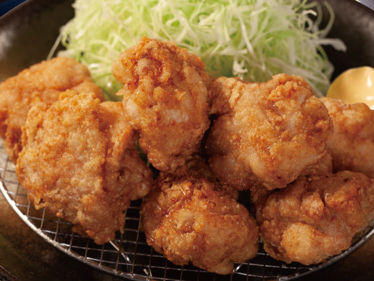 本格唐揚げ定食(8個)