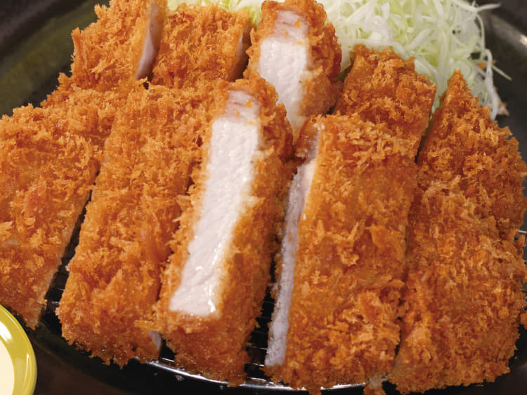 “大麦豚”味噌ダブルロースかつ定食