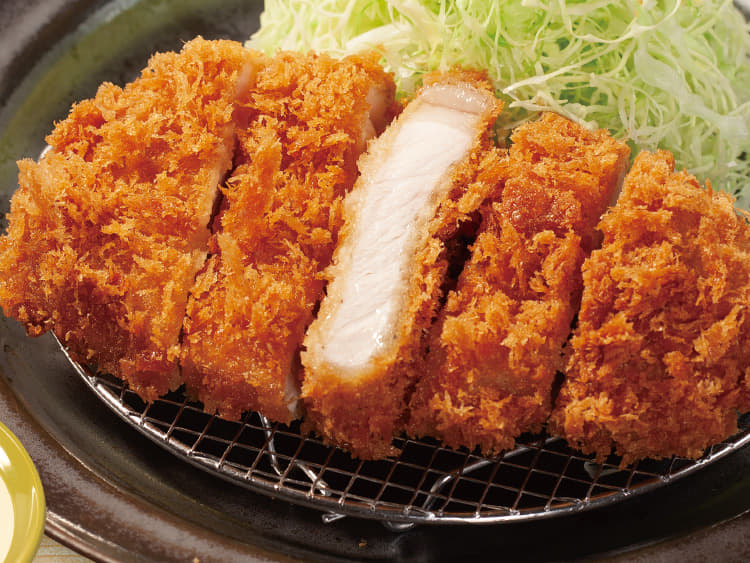 “国産麦小町”ロースかつ定食