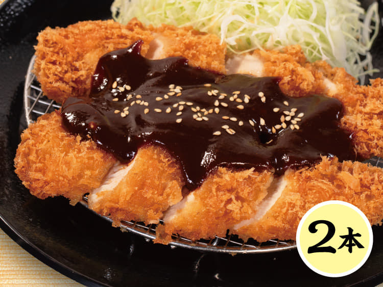 味噌チキンむねかつ定食