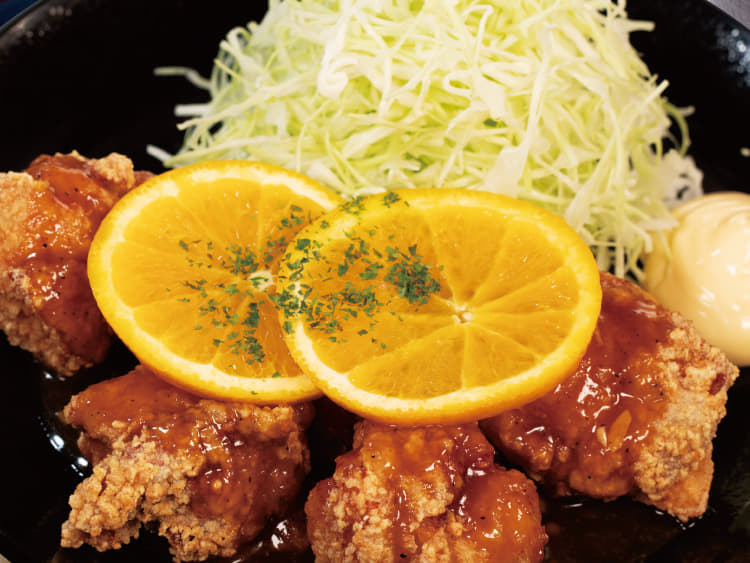 オレンジソース唐揚げ(5個)定食