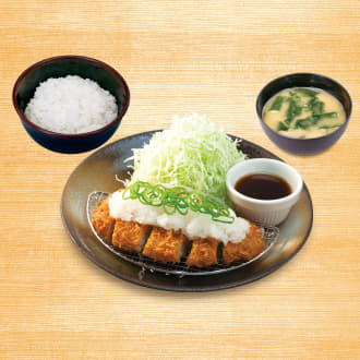 鬼おろしポン酢ロースかつ定食