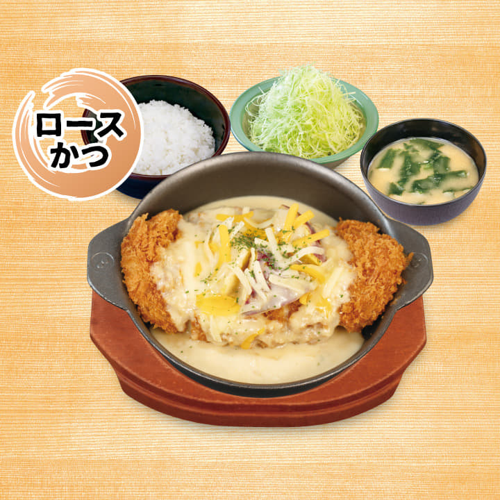 シュクメルリロースかつ定食
