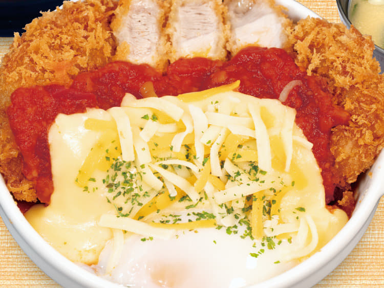 チーズうまトマ超厚切りロースかつ定食