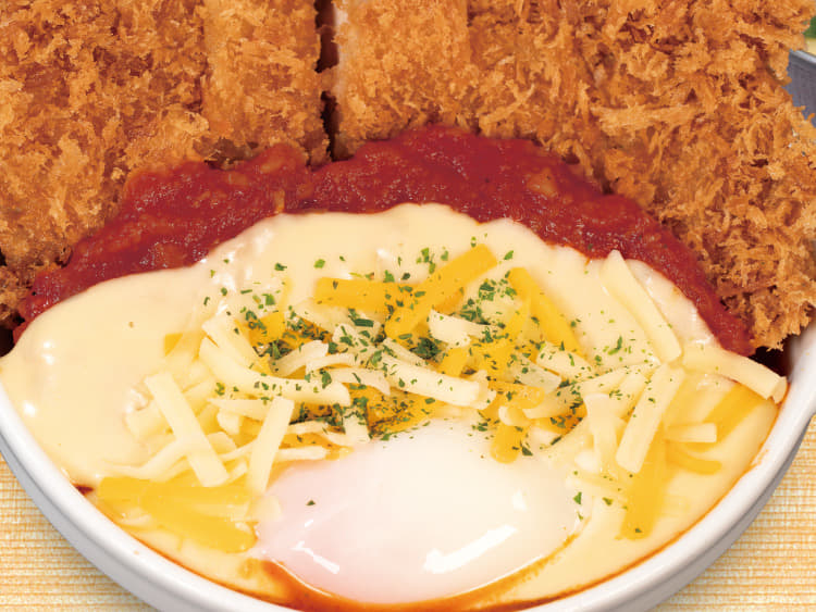 チーズうまトマジャンボチキンかつ定食