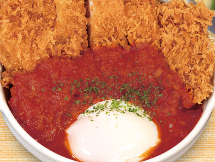 うまトマジャンボチキンかつ定食