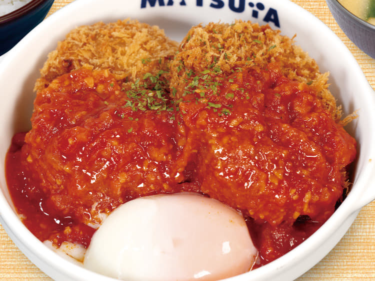 うまトマメンチかつ定食　