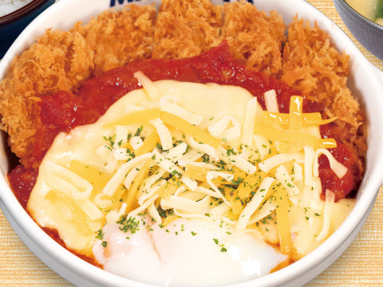 チーズうまトマロースかつ定食